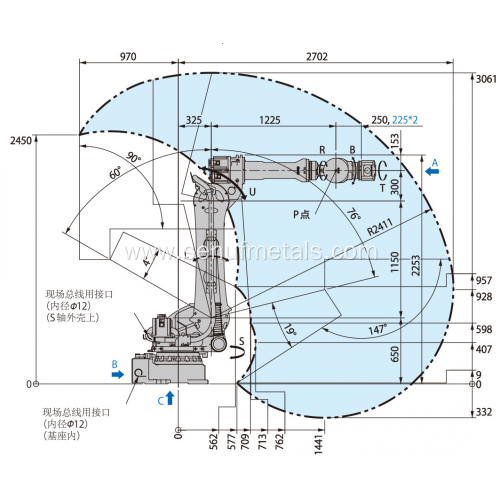 Six-Axis Robot For Die Casting Machine Applicant